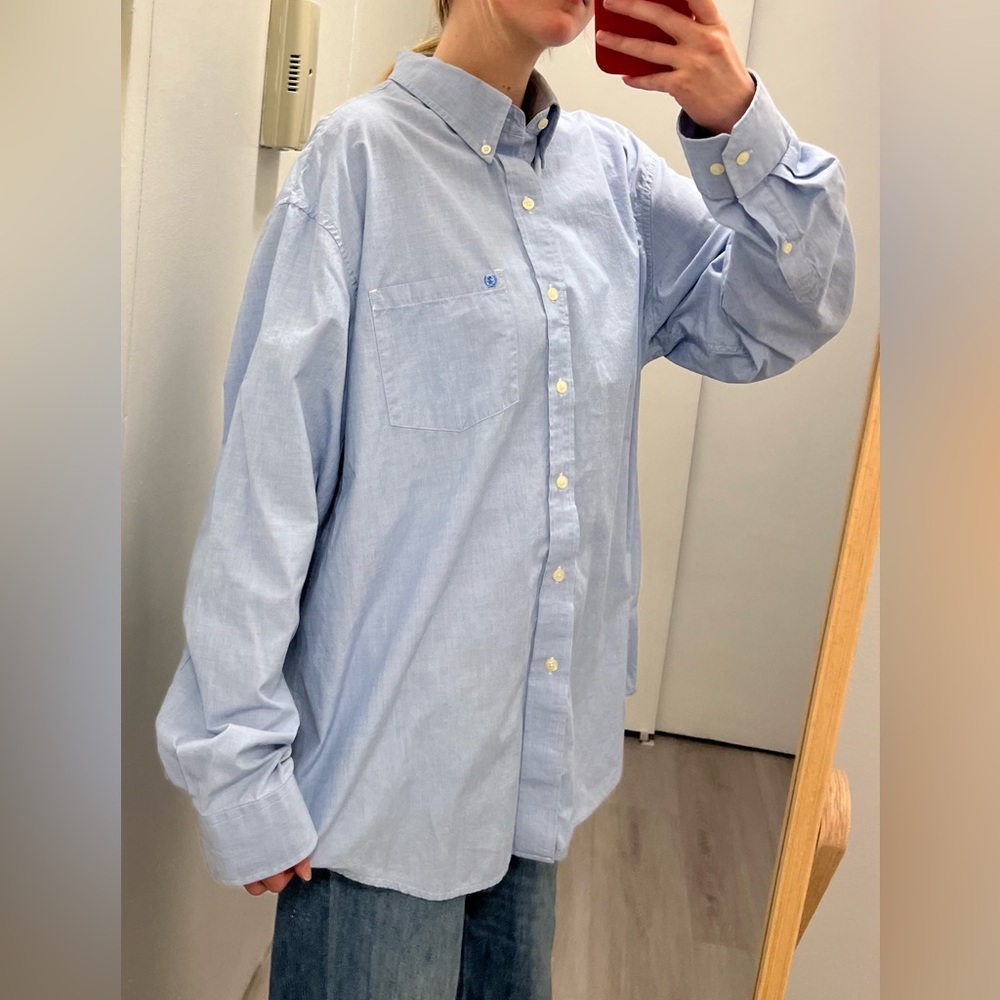 Blue IZOD Men's Button Down